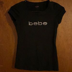 Rhinestone Bebe T-Shirt